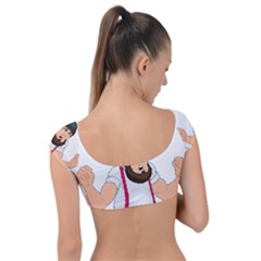 Cap Sleeve Ring Bikini Top 