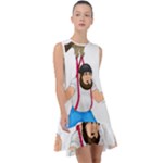 E8epcq3x0achi-l Frill Swing Dress
