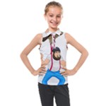 E8epcq3x0achi-l Kids  Sleeveless Polo Tee