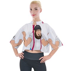 Mock Neck T-Shirt 