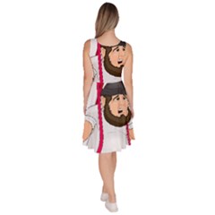 Knee Length Skater Dress With Pockets 