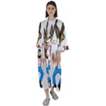 E8epcq3x0achi-l Maxi Satin Kimono