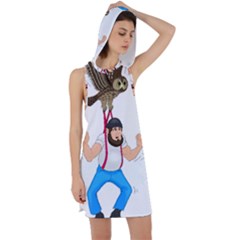 Racer Back Hoodie Dress 