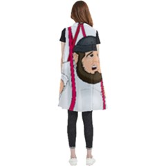 Sleeveless Chiffon Waistcoat Shirt 