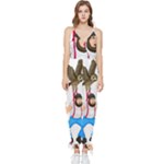 E8epcq3x0achi-l Sleeveless Tie Ankle Jumpsuit