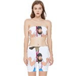 E8epcq3x0achi-l Stretch Shorts and Tube Top Set