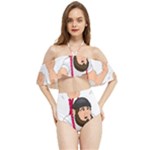 E8epcq3x0achi-l Halter Flowy Bikini Set 
