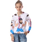 E8epcq3x0achi-l Kids  Long Sleeve Tee with Frill 