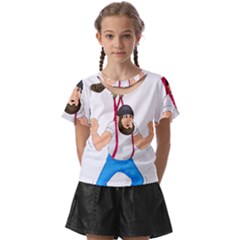 Kids  Front Cut T-Shirt 