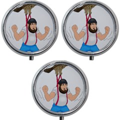 Mini Round Pill Box (Pack of 3) 