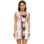 E8epcq3x0achi-l Tiered Sleeveless Mini Dress