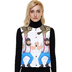 Women s Button Up Puffer Vest 