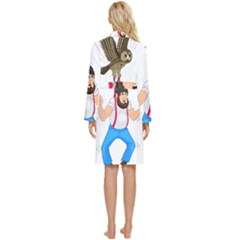 Long Sleeve Velvet Robe 