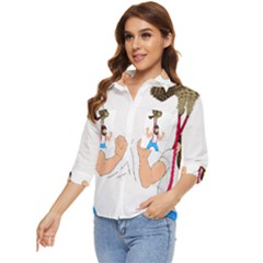 Women s Quarter Sleeve Pocket Shirt 