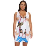 E8epcq3x0achi-l Draped Bodycon Dress