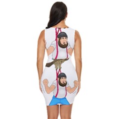 Draped Bodycon Dress 