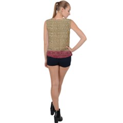 Bubble Hem Chiffon Tank Top 