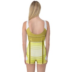 One Piece Boyleg Swimsuit 
