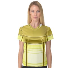 V-Neck Sport Mesh T-Shirt 