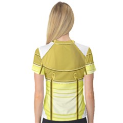 V-Neck Sport Mesh T-Shirt 