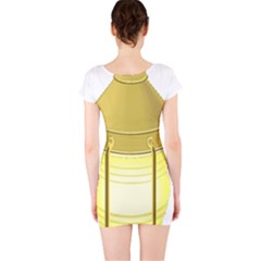 Short Sleeve Bodycon Dress Back Short Sleeve Bodycon Dress Back
