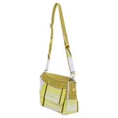 Shoulder Bag with Back Zipper 