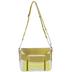 Shoulder Bag with Back Zipper 