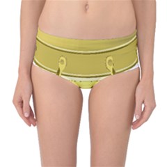 Mid-Waist Bikini Bottoms 