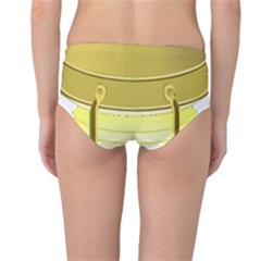 Mid-Waist Bikini Bottoms 