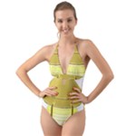 E8kogkcwqam3rmd Halter Cut-Out One Piece Swimsuit