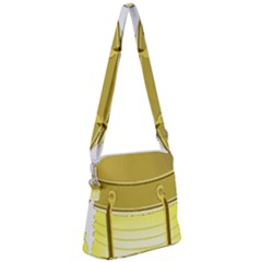Zipper Messenger Bag 