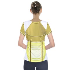 Short Sleeve Front Detail Top 