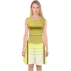 Capsleeve Midi Dress 