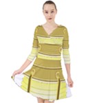 E8kogkcwqam3rmd Quarter Sleeve Front Wrap Dress