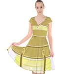 E8kogkcwqam3rmd Cap Sleeve Front Wrap Midi Dress