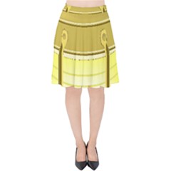Velvet High Waist Skirt 