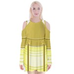 E8kogkcwqam3rmd Velvet Long Sleeve Shoulder Cutout Dress
