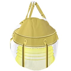 Giant Round Zipper Tote 
