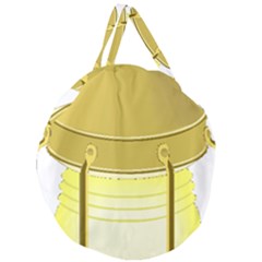 Giant Round Zipper Tote 