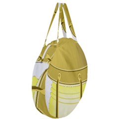 Giant Round Zipper Tote 