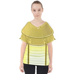 V-Neck Dolman Drape Top 