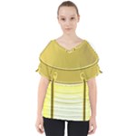 E8kogkcwqam3rmd V-Neck Dolman Drape Top