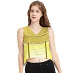 E8kogkcwqam3rmd V-Neck Cropped Tank Top