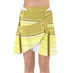 Wrap Front Skirt 