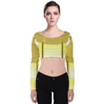 E8kogkcwqam3rmd Velvet Long Sleeve Crop Top