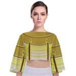 E8kogkcwqam3rmd Tie Back Butterfly Sleeve Chiffon Top