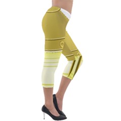 Lightweight Velour Capri Leggings  