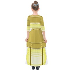 Kids  Quarter Sleeve Maxi Dress 
