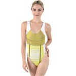 E8kogkcwqam3rmd High Leg Strappy Swimsuit