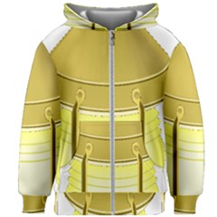 Kids  Zipper Hoodie Without Drawstring 